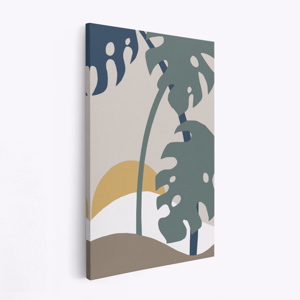 Canvas taulu - Monstera Cut Out 02