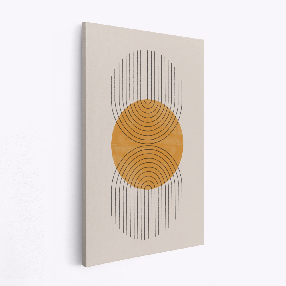 Canvas taulu - Perfect Point Yellow