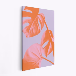 Canvas taulu - Monstera Purple 03