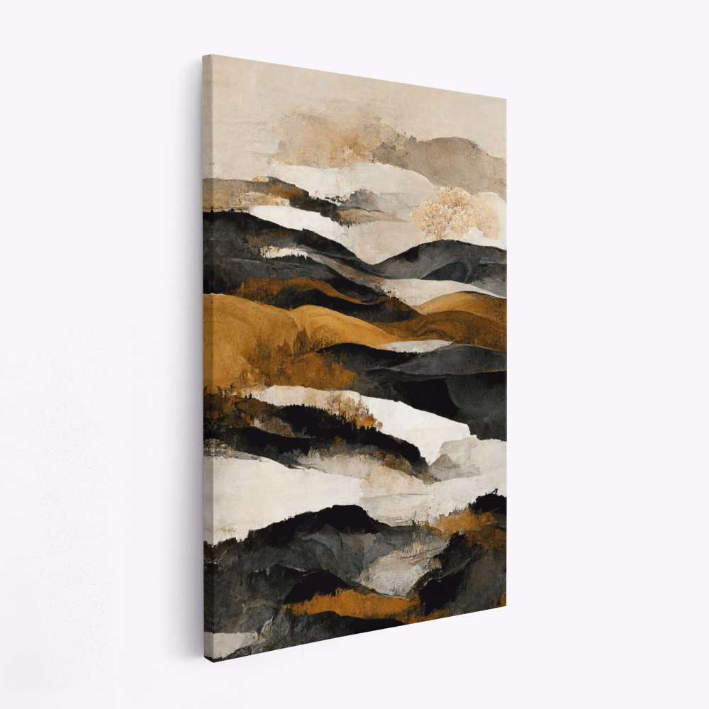 Canvas taulu - Ochre And Beige Mountains