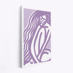 Canvas taulu - The Silence (Purple)