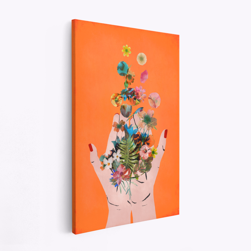 Canvas taulu - Frid`s Hand`s (Orange Version)