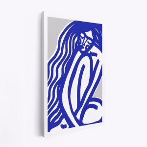 Canvas taulu - The Silence (Blue)