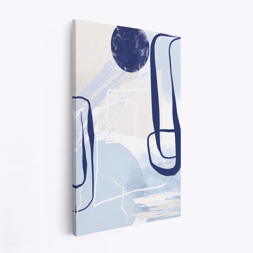 Canvas taulu - Lines of Blue-3