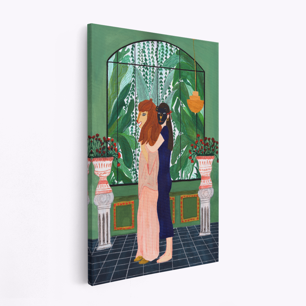 Canvas taulu - Lion Mom