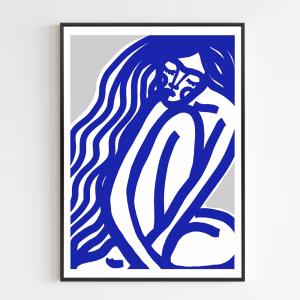 Juliste - The Silence (Blue)