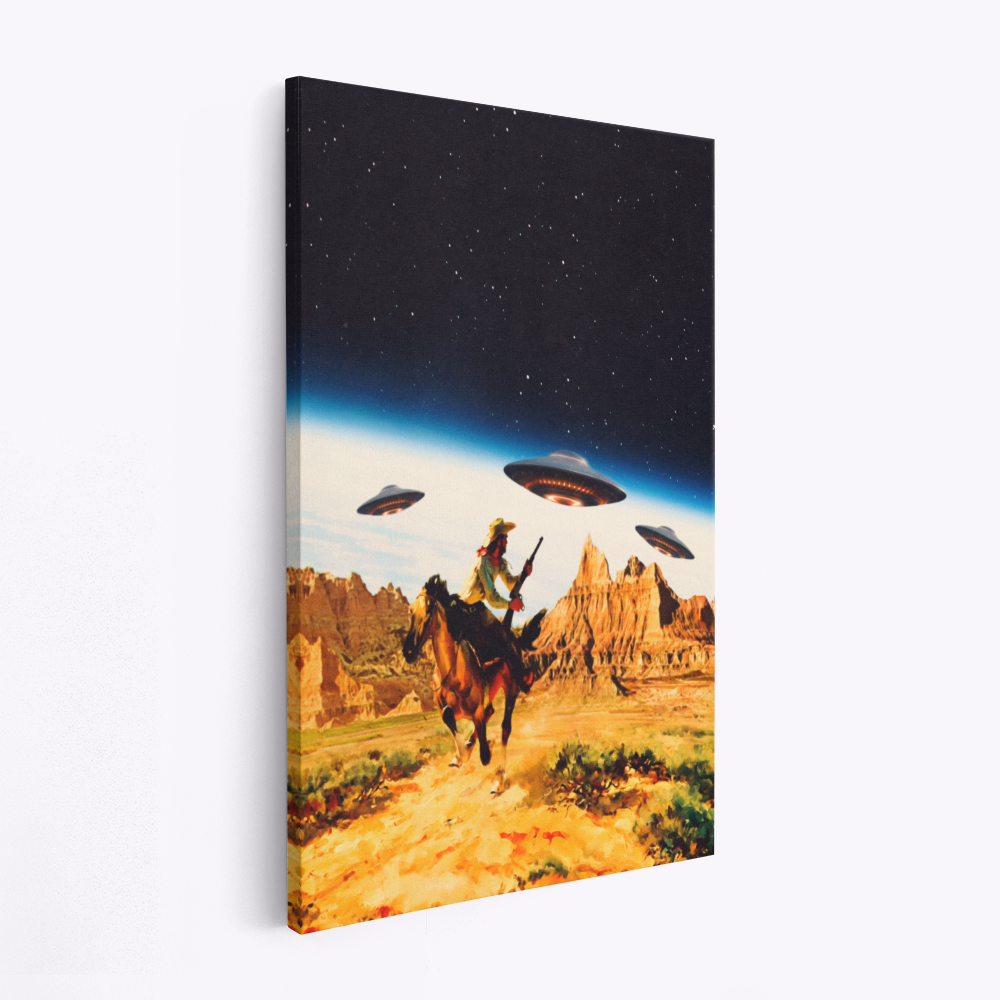 Canvas taulu - UFO Space Chase