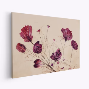 Canvas taulu - Purple Flowers