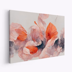 Canvas taulu - Salmon Flowers