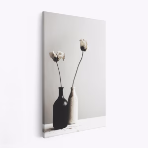 Canvas taulu - Black And White Vase No 2