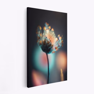 Canvas taulu - Colorful Glowing Flower