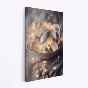 Canvas taulu - Glowing Sea Shells