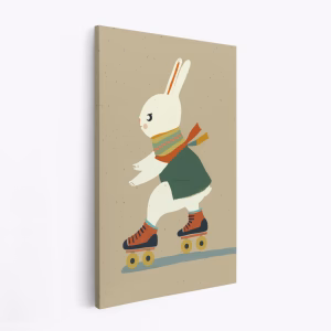 Canvas taulu - Inline Skating Bunny