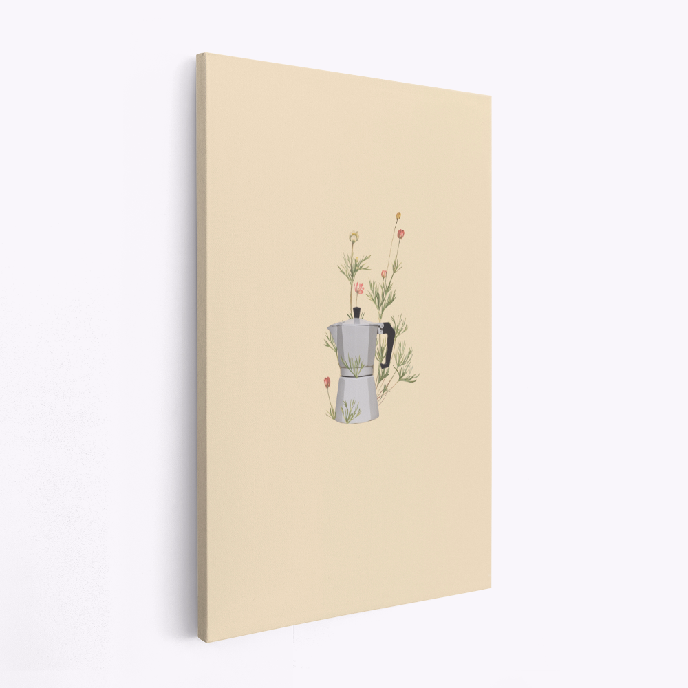 Canvas taulu - Floral moka express