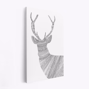 Canvas taulu - Stag White