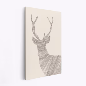 Canvas taulu - Stag Beige