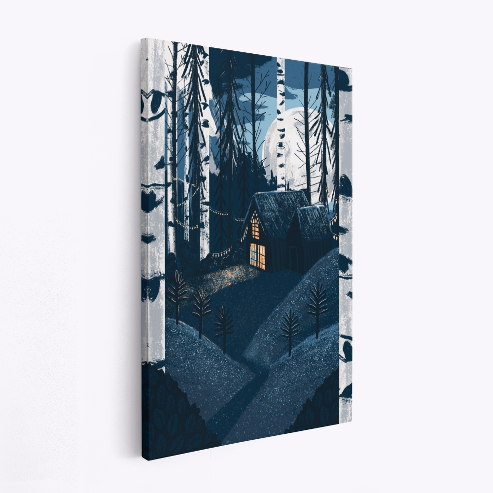 Canvas taulu - Christmas Cabin