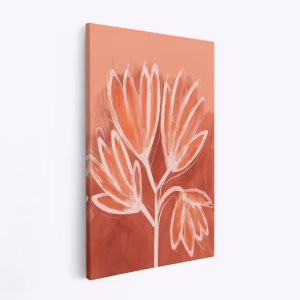 Canvas taulu - Peachy Flowers