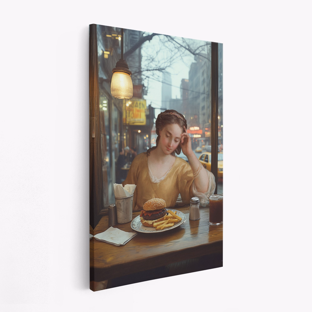 Canvas taulu - Diner disappointment