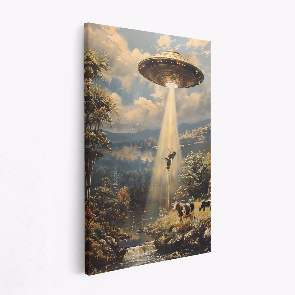 Canvas taulu - Alien Cowspiracy