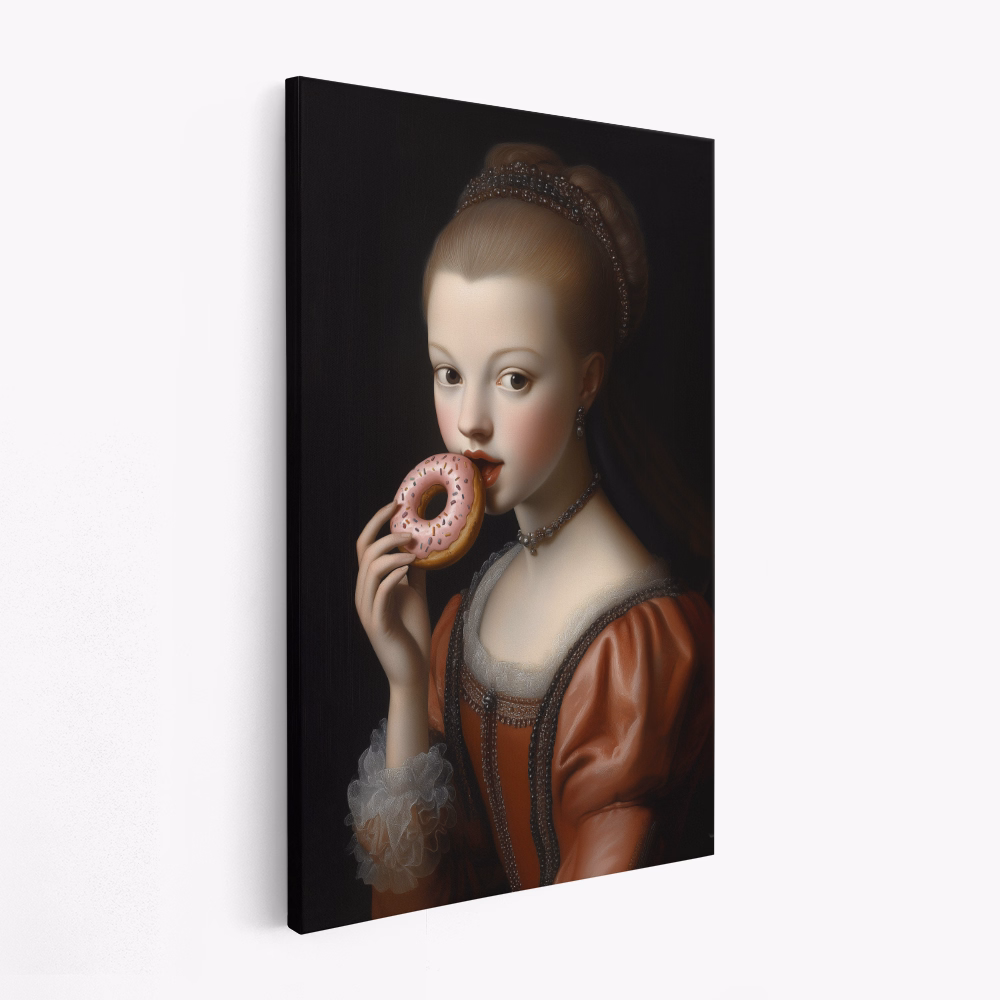 Canvas taulu - A Woman in Elegant Renaissance Attire