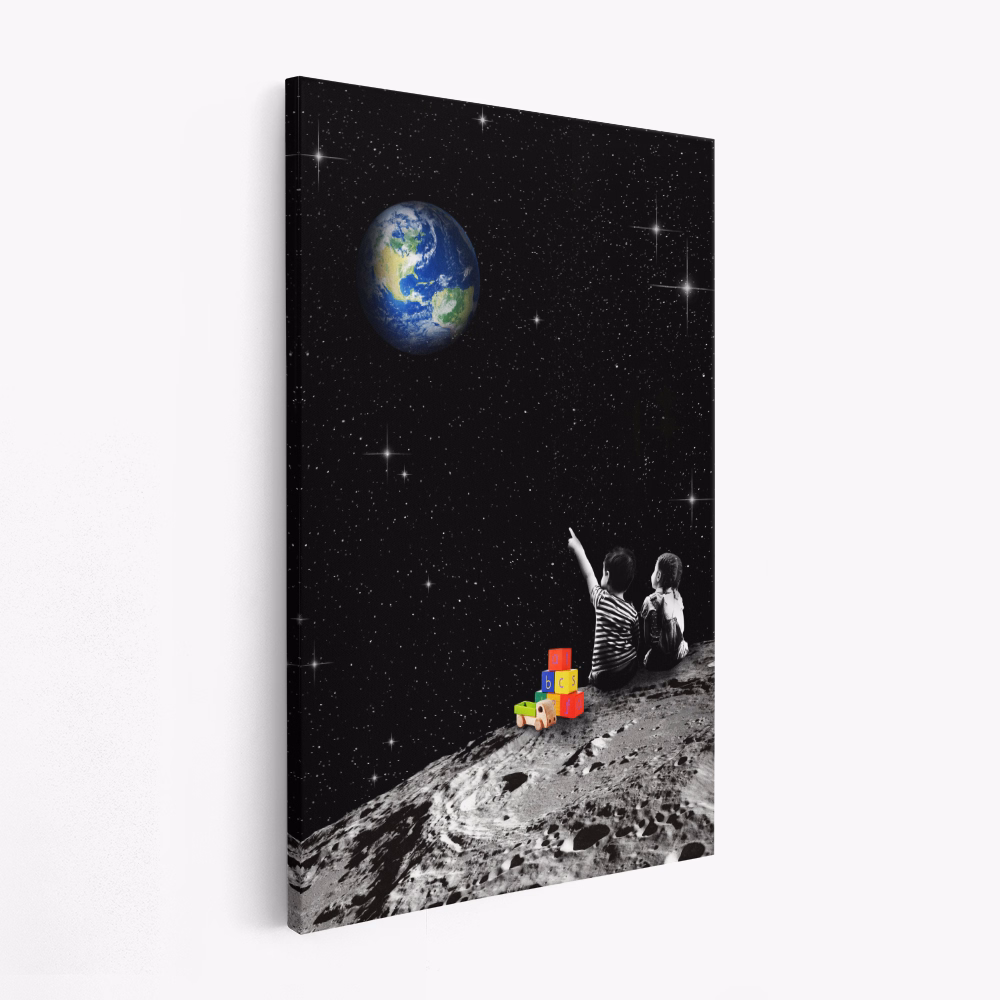 Canvas taulu - Together From the Moon