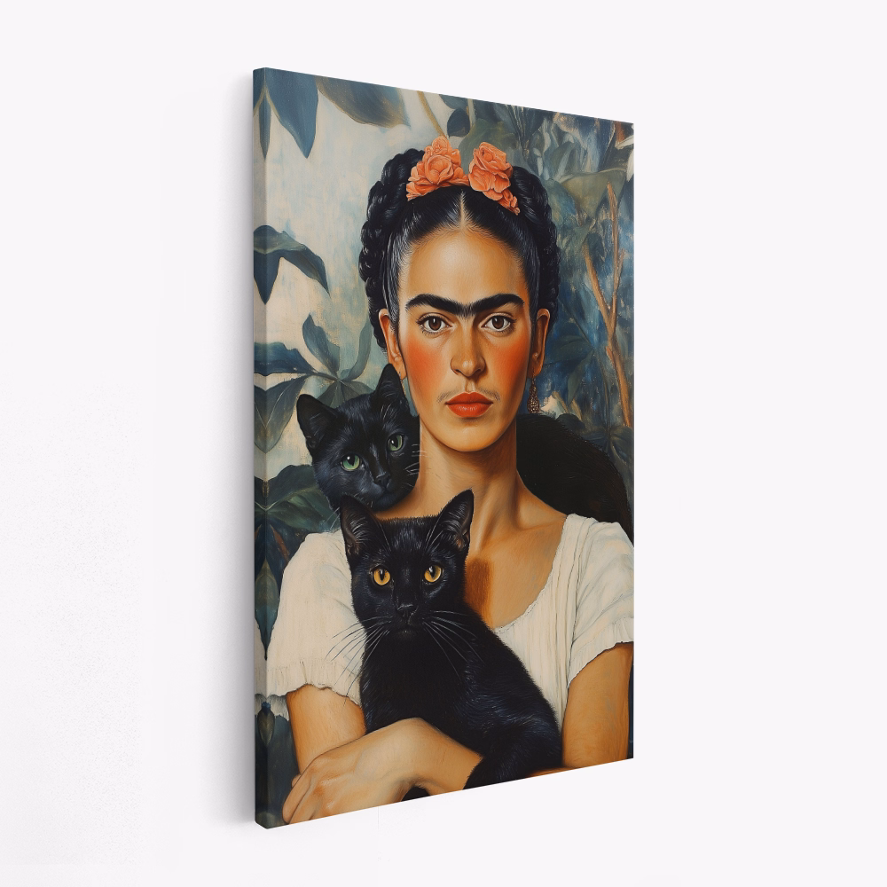 Canvas taulu - Frida and cats