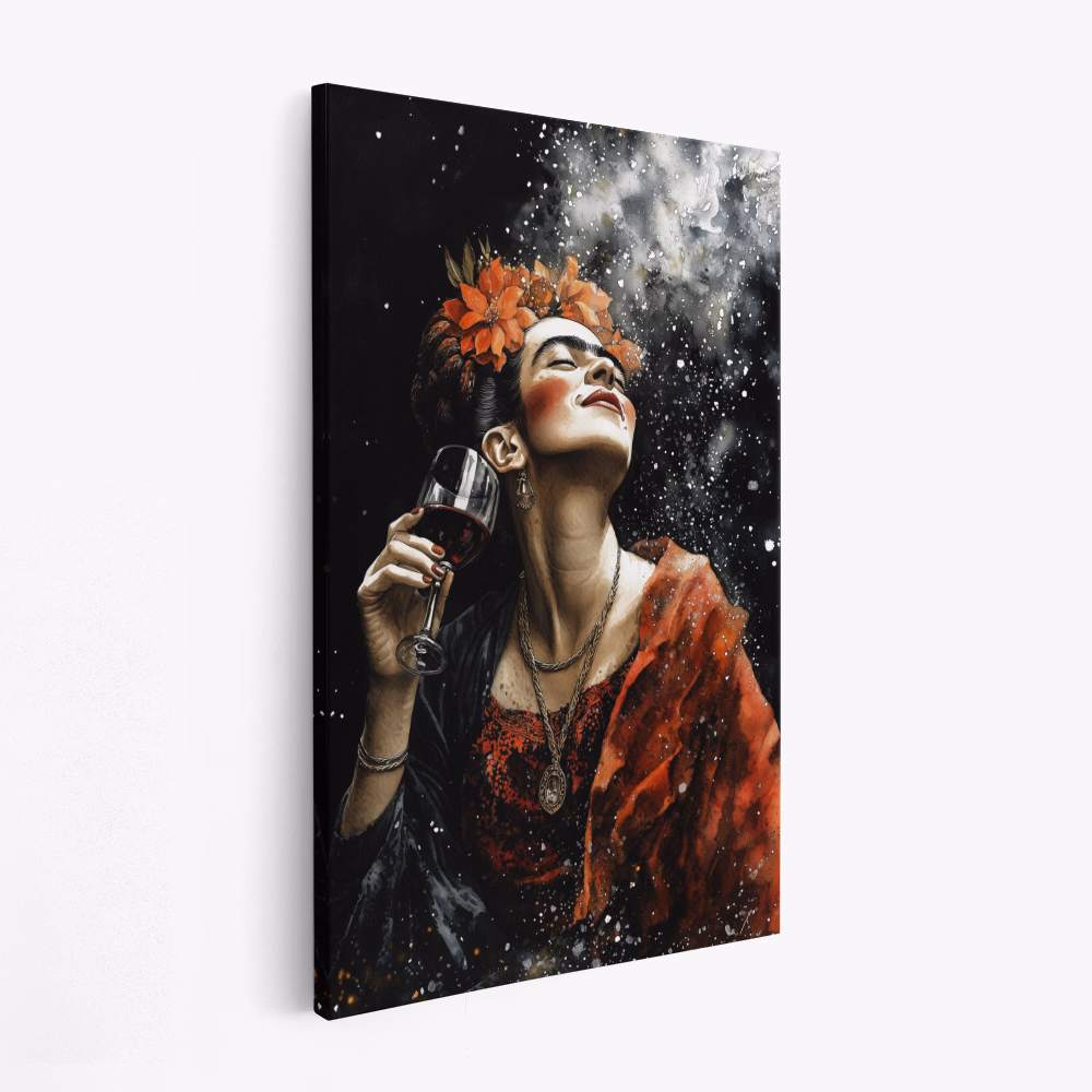 Canvas taulu - Frida and wine