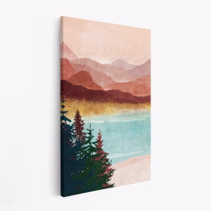 Canvas taulu - Misty Mountain Glow