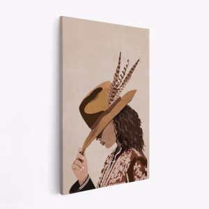 Canvas taulu - Feathered Elegance