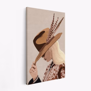 Canvas taulu - Feathered Elegance