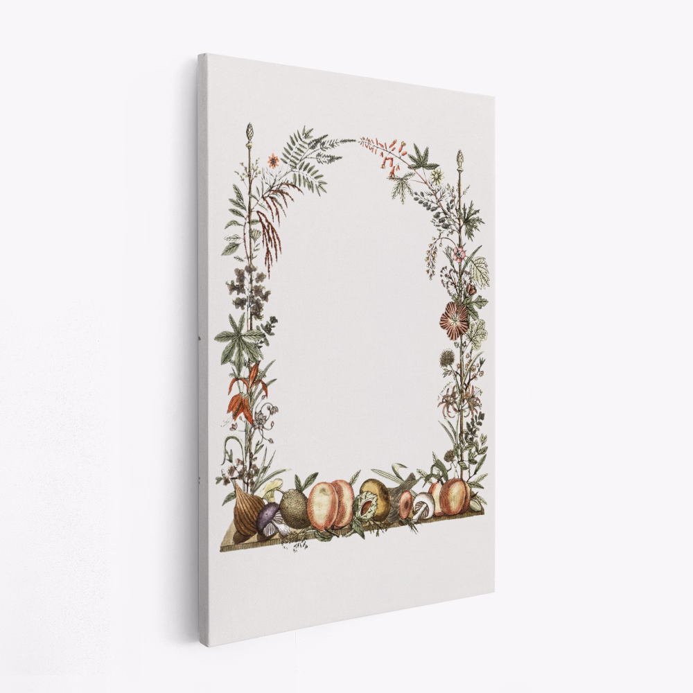 Canvas taulu - Hand Drawn Botanical Frame